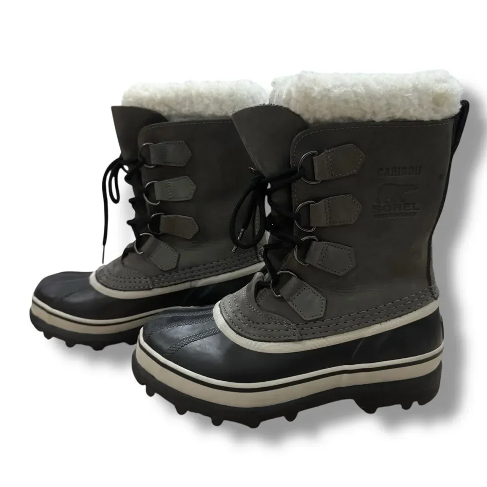 SOREL Caribou Boots 6 Waterproof Insulated Snow Winter Cabin Core Outdoor